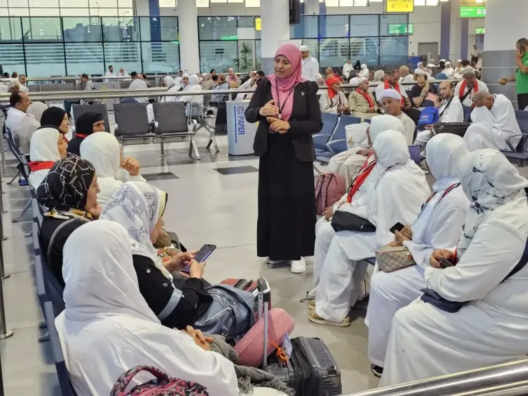 وصول 6779 من حجاج الجمعيات الأهلية إلى الأراضي المقدسة واكتمال التفويج الجمعة