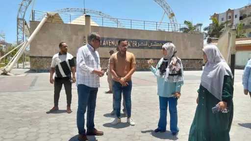 رئيس مدينة الغردقة يتفقد مشروعات...