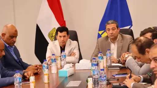 وزير الشباب والرياضة ومحافظ دمياط...